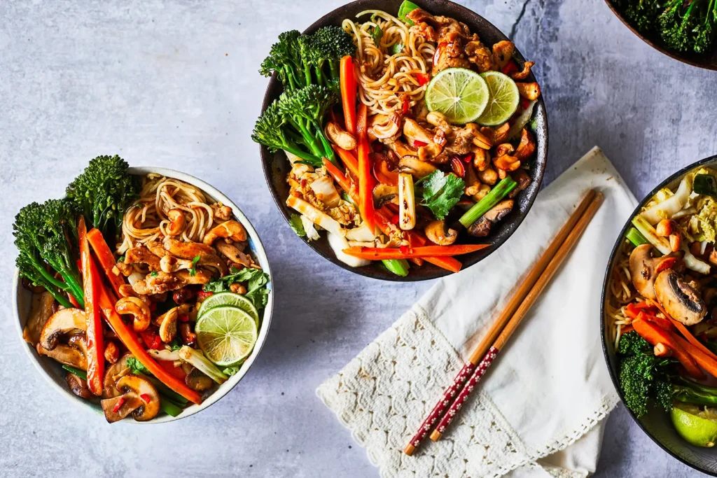 Easy Bimi® Baby Broccoli Chinese Stir Fry with Tofu or Chicken