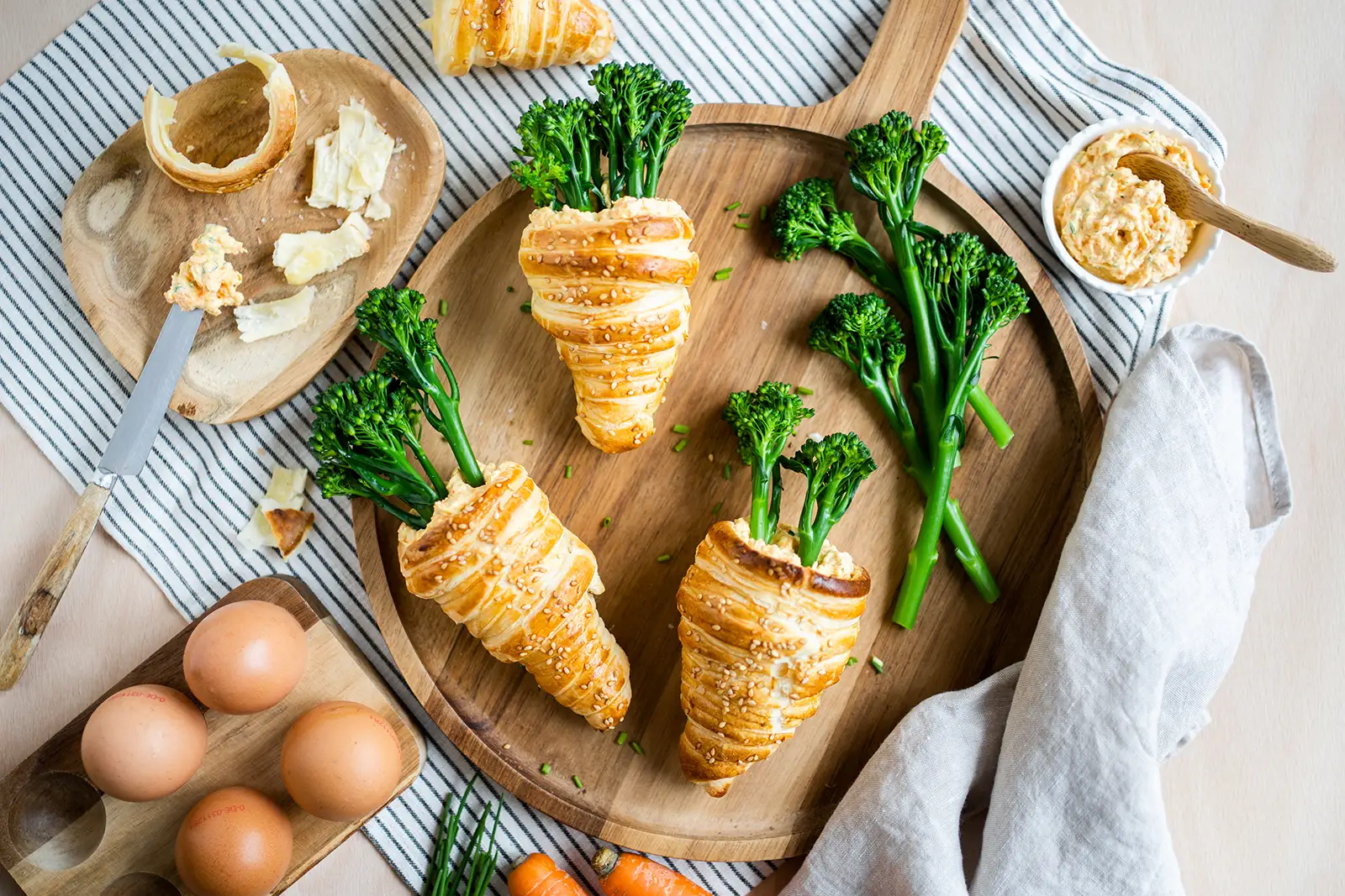 Quick Carrot Croissants with Bimi® Baby Broccoli | Bimi® Baby Broccoli | Broccoli But Better