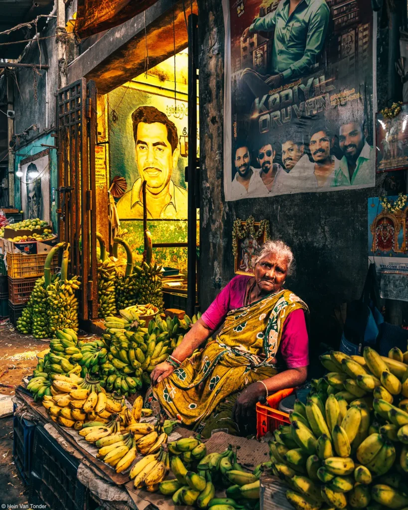 Market Lady by Hein van Tonder, Highly Commended, On the Phone category, 2024