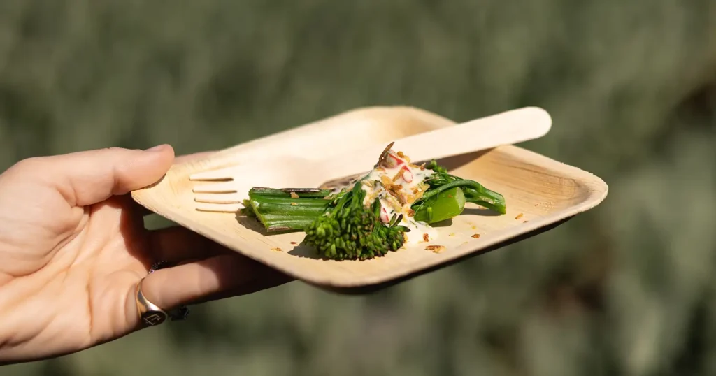 Blistered Bimi® Baby Broccoli & Zesty Nam Jim Aioli