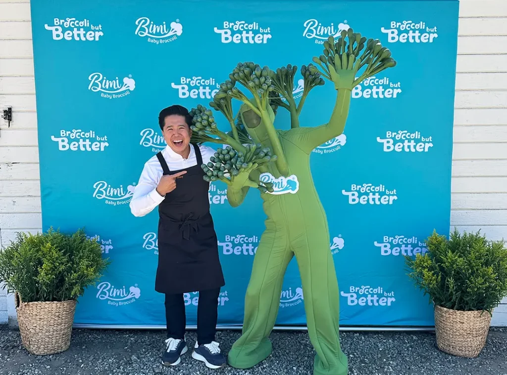 Chef Thai and Bimi® mascot